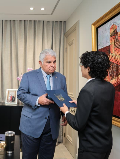 foto de portada de la publicación Mulino recibe al primer “presidente de la República estudiantil”, Roderick Agudelo