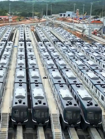 foto de portada de la publicación Metro se prepara para hacer pruebas estáticas con trenes en la Línea 3