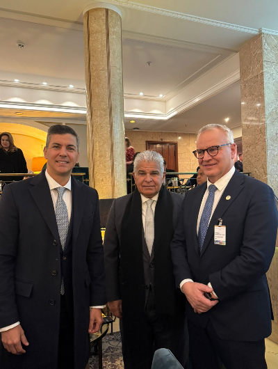 foto de portada de la publicación Presidente Mulino evalúa avances de la integración en el MERCOSUR junto al Presidente de Paraguay