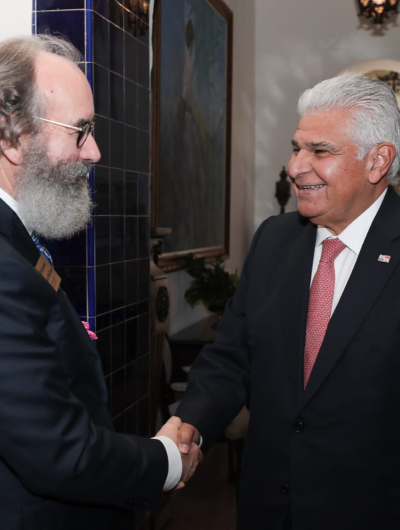 foto de portada de la publicación Presidente de Kiwanis Internacional es recibido en el Palacio de las Garzas