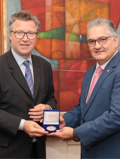 foto de portada de la publicación Ministro Orillac recibe al secretario del Ministerio de Asuntos Exteriores de Alemania