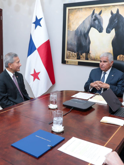 foto de portada de la publicación Presidente Mulino y Canciller de Singapur destacan la importancia del comercio marítimo y acuerdan estrechar cooperación en ciberseguridad