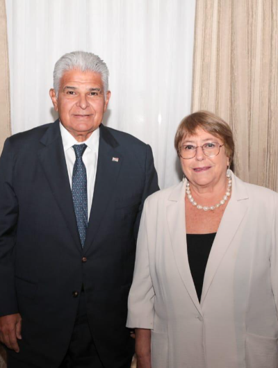 foto de portada de la publicación Presidente Mulino recibe a la aspirante a la Secretaría de la ONU Michelle Bachelet