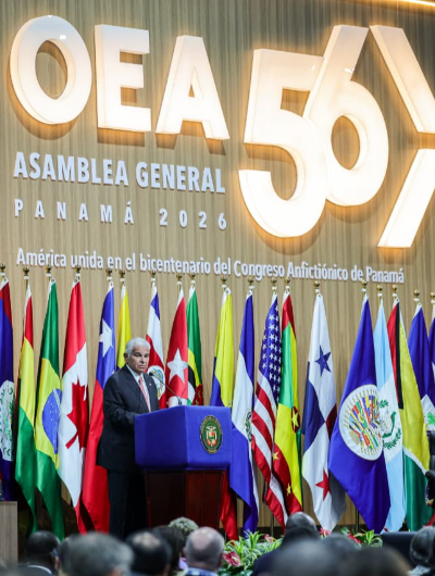 foto de portada de la publicación Presidente Mulino insta a países de la OEA a defender la democracia como fundamento para la integración regional