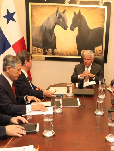foto de portada de la publicación Extensión de la Línea 3 del Metro, Cerro Patacón y Tratado de Neutralidad, puntos del encuentro entre el presidente Mulino y el canciller japonés Motegi
