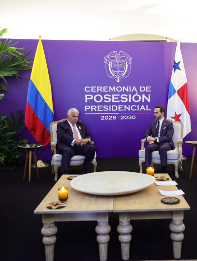 foto de portada de la publicación Interconexión eléctrica y combate al crimen organizado, puntos centrales del encuentro Mulino - De la Espriella