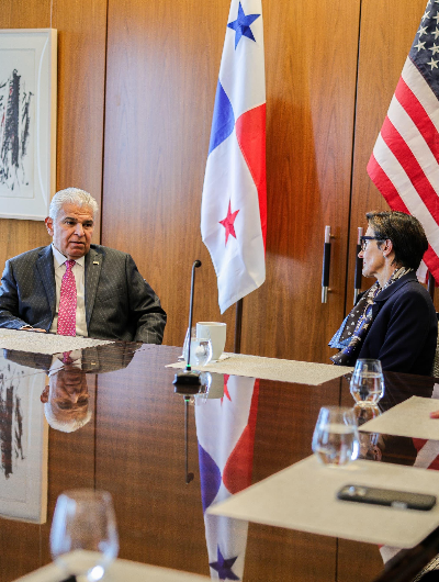 foto de portada de la publicación El crecimiento de Panamá y su sólida plataforma logística destacan en la reunión del presidente Mulino con la CEO del Grupo Citi