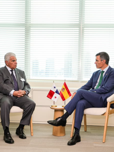foto de portada de la publicación Presidente de España reitera importancia de Panamá en el bloque de Iberoamérica tras encuentro con Mulino