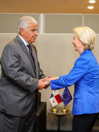 foto de portada de la publicación Presidenta de la Comisión Europea destaca avances de Panamá para salir de lista fiscal