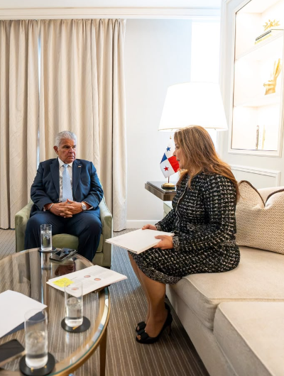 foto de portada de la publicación Mulino se reúne con directora del Foro Económico Mundial y confirman encuentro en Panamá con líderes globales del sector energético y logístico