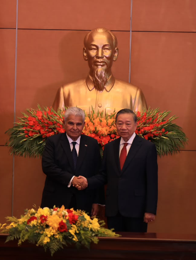 foto de portada de la publicación Encuentro presidencial Mulino-To Lam: Panamá se presenta como la puerta en América para la industria y las exportaciones de Vietnam