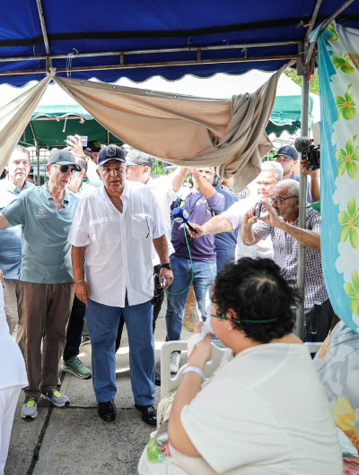 foto de portada de la publicación Presidente Mulino visita a pacientes del Cecilio Castillero y envía un mensaje de tranquilidad