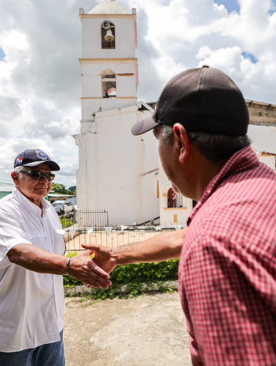 foto de portada de la publicación Presidente Mulino visita a familias de Pesé y Las Minas que perdieron sus hogares
