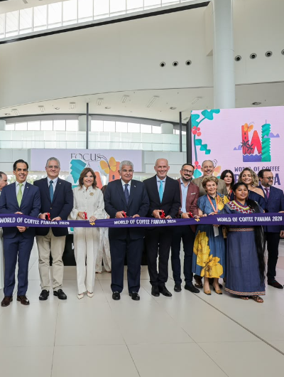 foto de portada de la publicación Presidente Mulino inaugura el World of Coffee 2026, evento que confirma al café de Panamá entre los mejores del mundo