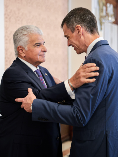 foto de portada de la publicación Encuentro Mulino-Sánchez: España anuncia interés por invertir en el tren Panamá-David