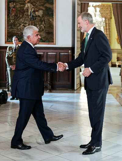 foto de portada de la publicación Rey de España reconoce trabajo del Presidente Mulino para enfrentar los retos sociales