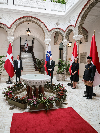 foto de portada de la publicación Presidente Mulino recibe cartas credenciales de siete embajadores