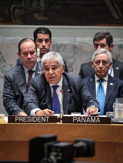 foto de portada de la publicación Mulino ante el Consejo de Seguridad de la ONU: Panamá y su Canal son garantía de seguridad para la navegación internacional