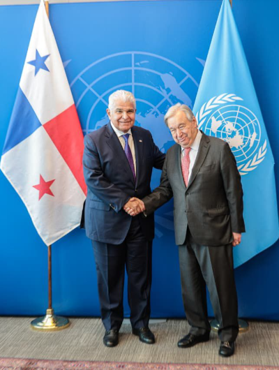 foto de portada de la publicación Presidente Mulino y el Secretario General de la ONU reconocen la importancia del tratado de neutralidad del Canal de Panamá