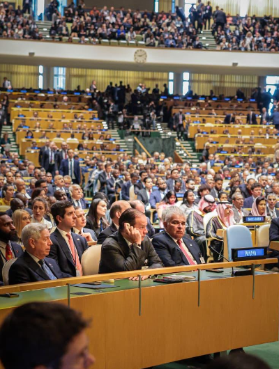 foto de portada de la publicación Mulino participa de la apertura del Debate General en la ONU